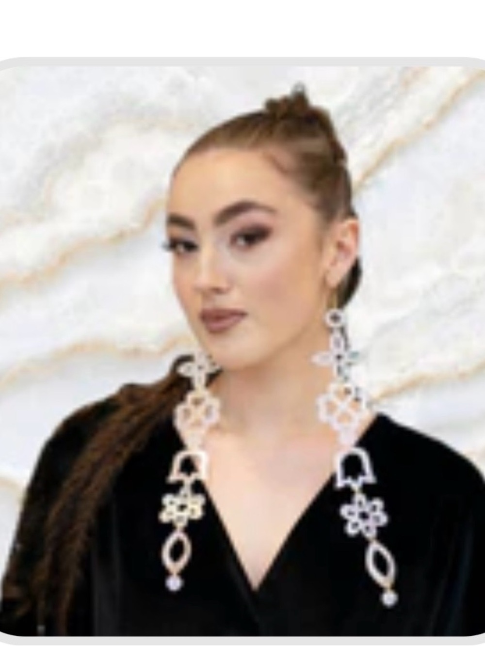 Indi-city Signature Medicine Floral Earrings-Gilded Bone Indigenous Jewelry